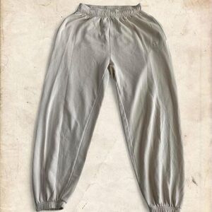 PINK Victoria's Secret Cream Joggers